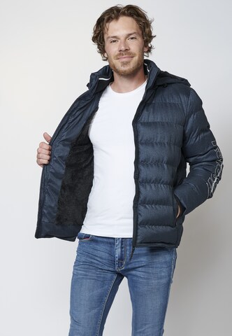 KOROSHI - Chaqueta de invierno en azul: frente