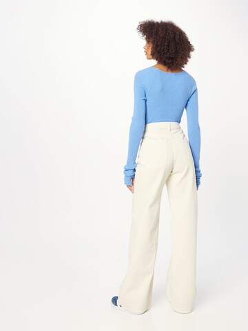 Global Funk Wide leg Jeans in Beige