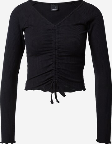 Sublevel Shirt in Black: front