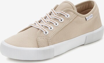 LASCANA Sneakers in Beige: front