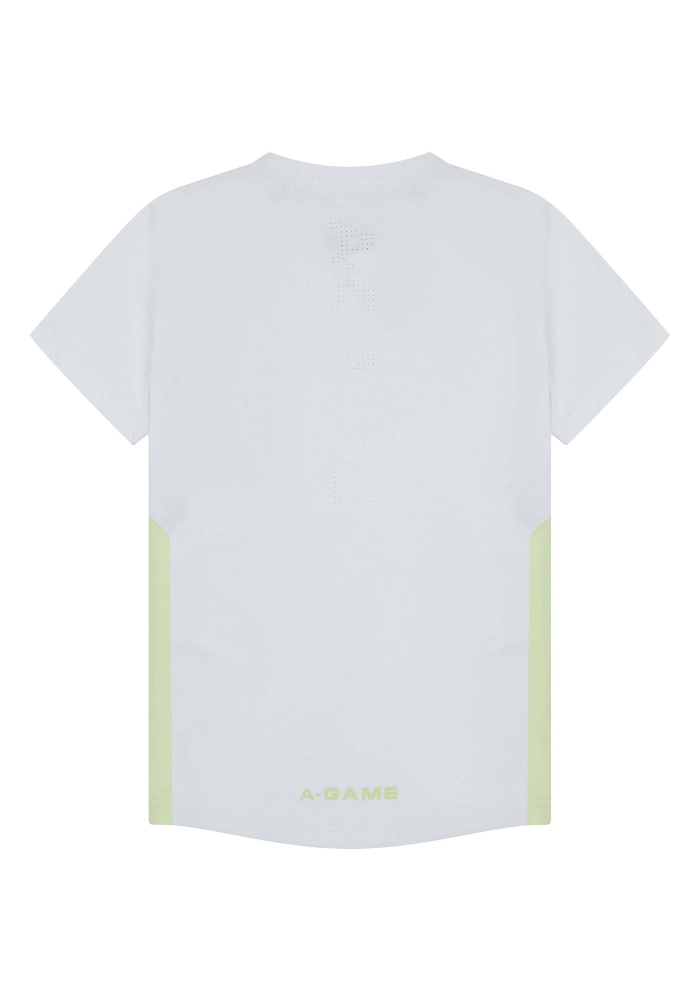 A-Game - Camisa funcionais em branco: atrás
