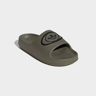 ADIDAS ORIGINALS Pantolette 'Adilette 00s ' in 46 in dunkelgrün, Produktansicht