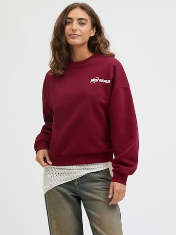 Felpa 'JXRuby' di JJXX in rosso: frontale