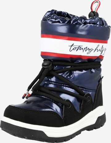 TOMMY HILFIGER Snowboots in Blauw: voorkant