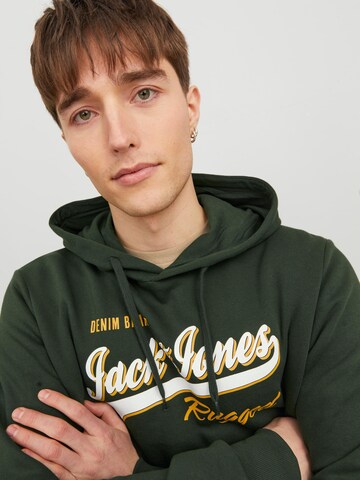 Felpa di JACK & JONES in verde