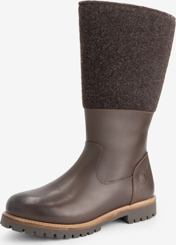 Travelin Boots 'Lagen' in Bruin: voorkant