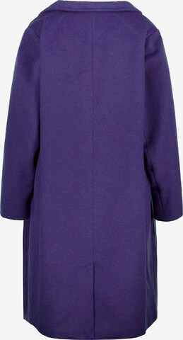 Ulla Popken Winter Coat '812251' in Purple