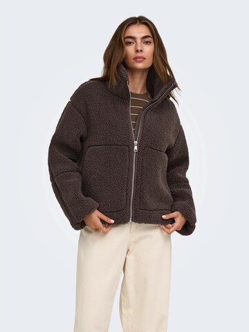 ONLY Funktionsjacke 'ONLASPEN' in Braun: Vorderseite