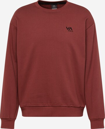 RVCA - Sudadera en rojo: frente