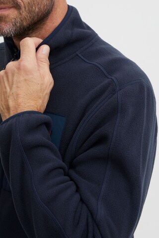 FQ1924 Fleece jas 'Luis' in Blauw