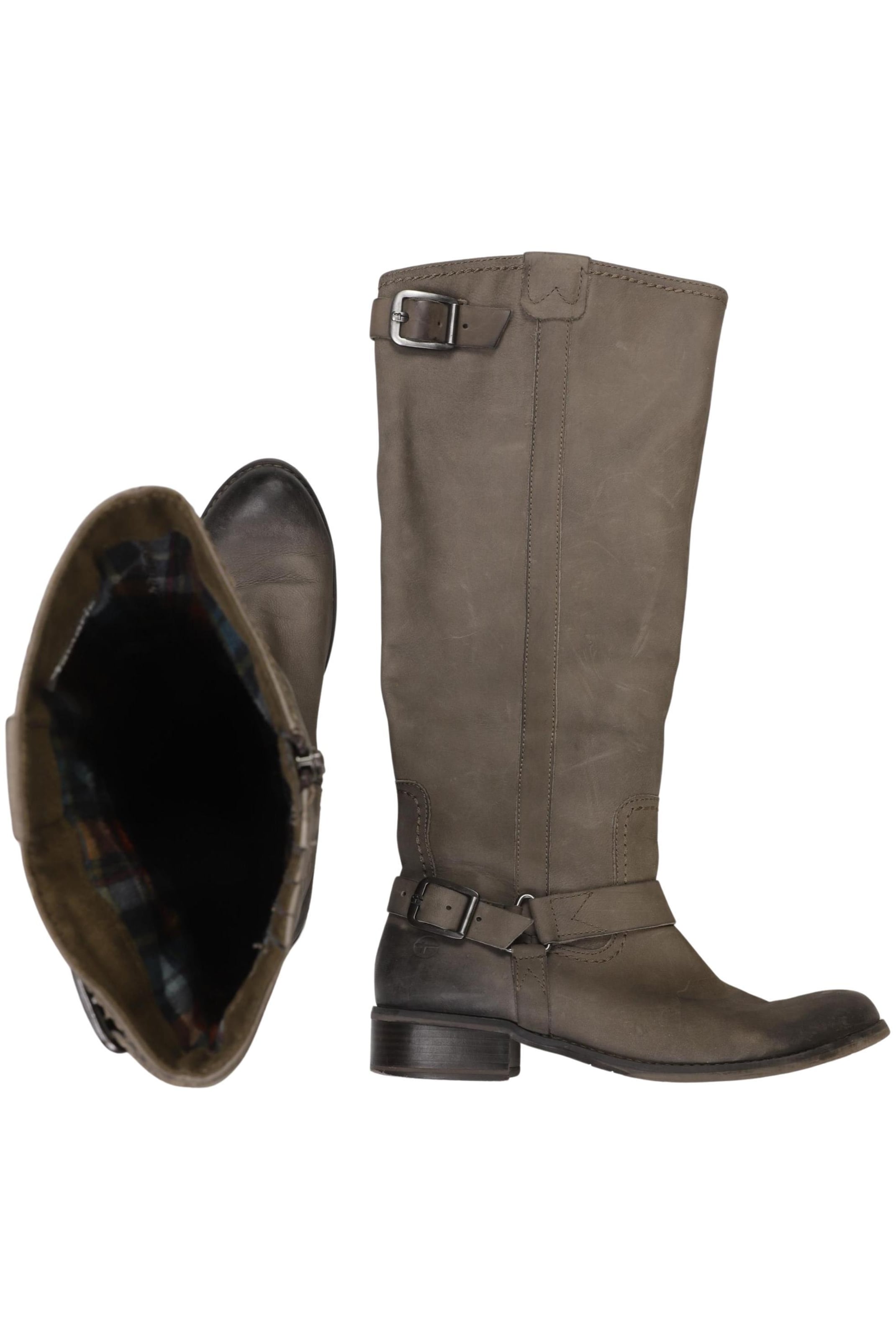 Tamaris Dress Boots in 40 in Brown: front