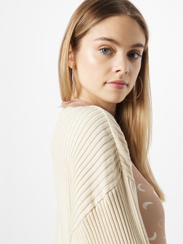 modström Knit Cardigan 'Cate' in Beige