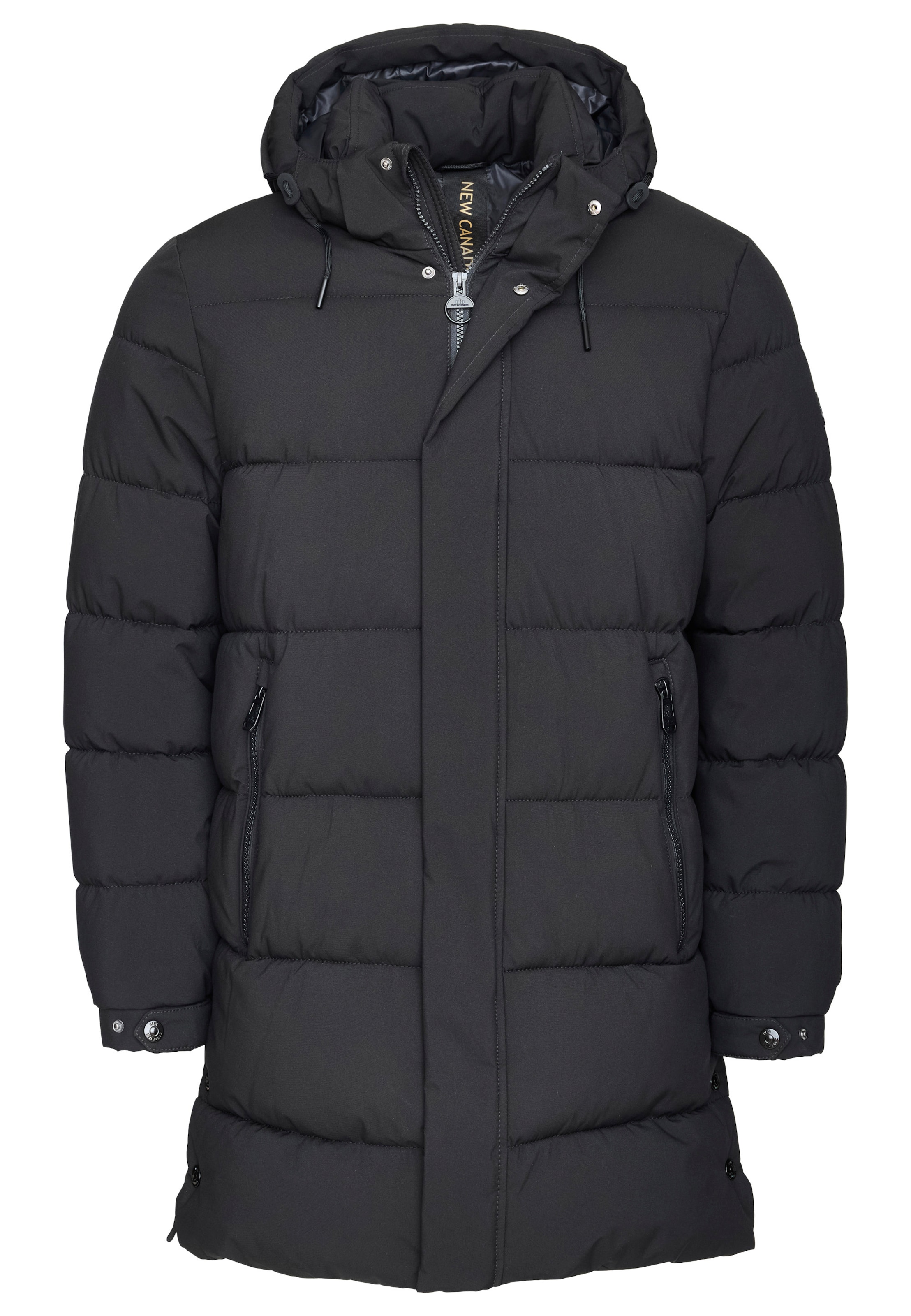 NEW CANADIAN Winter Parka in Black: front