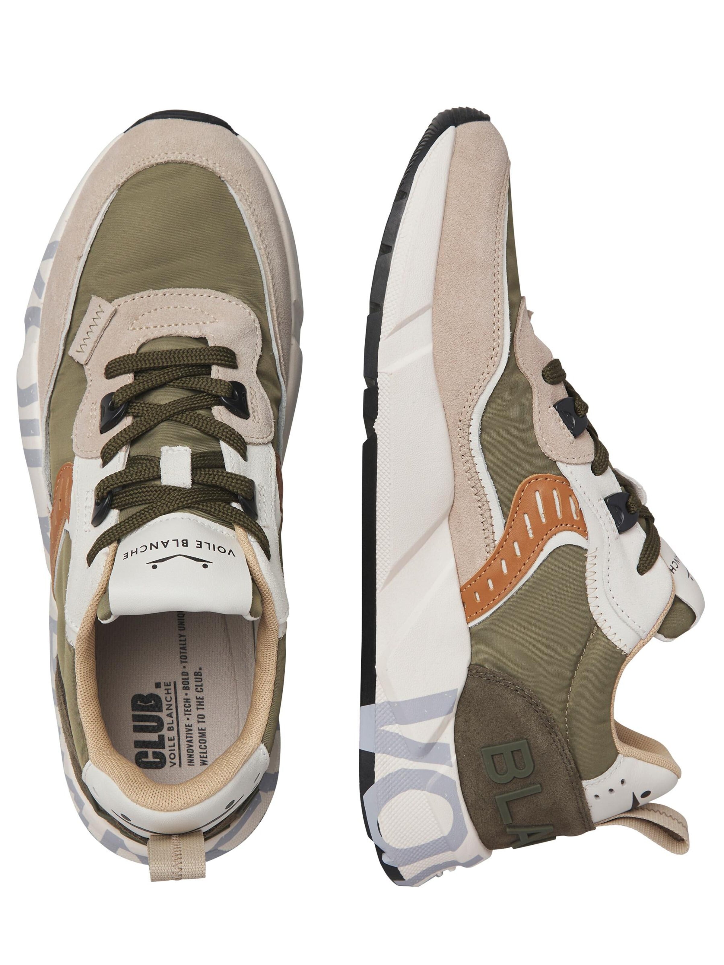Voile blanche Platform trainers 'CLUB01.' in Green