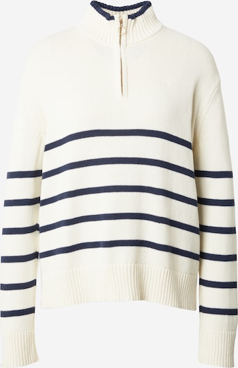 Megztinis iš Superdry, spalva – tamsiai mėlyna jūros spalva / vilnos balta, Prekių apžvalga