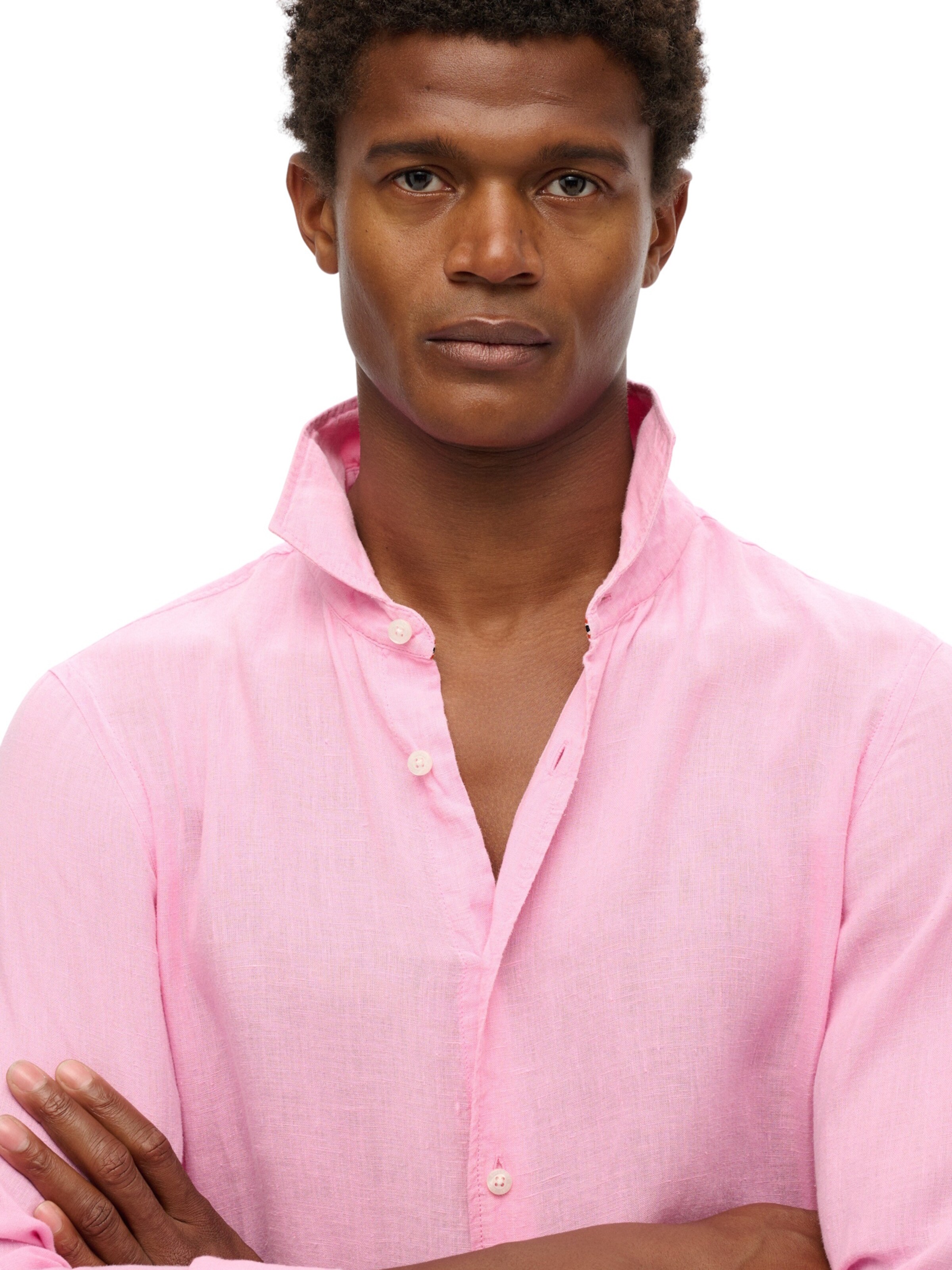 Regular fit Camicia di Superdry in rosa