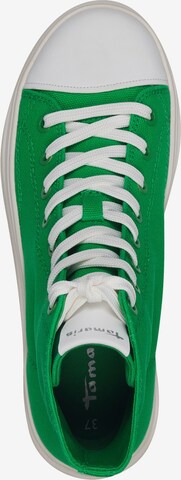 TAMARIS High-Top Sneakers in Green