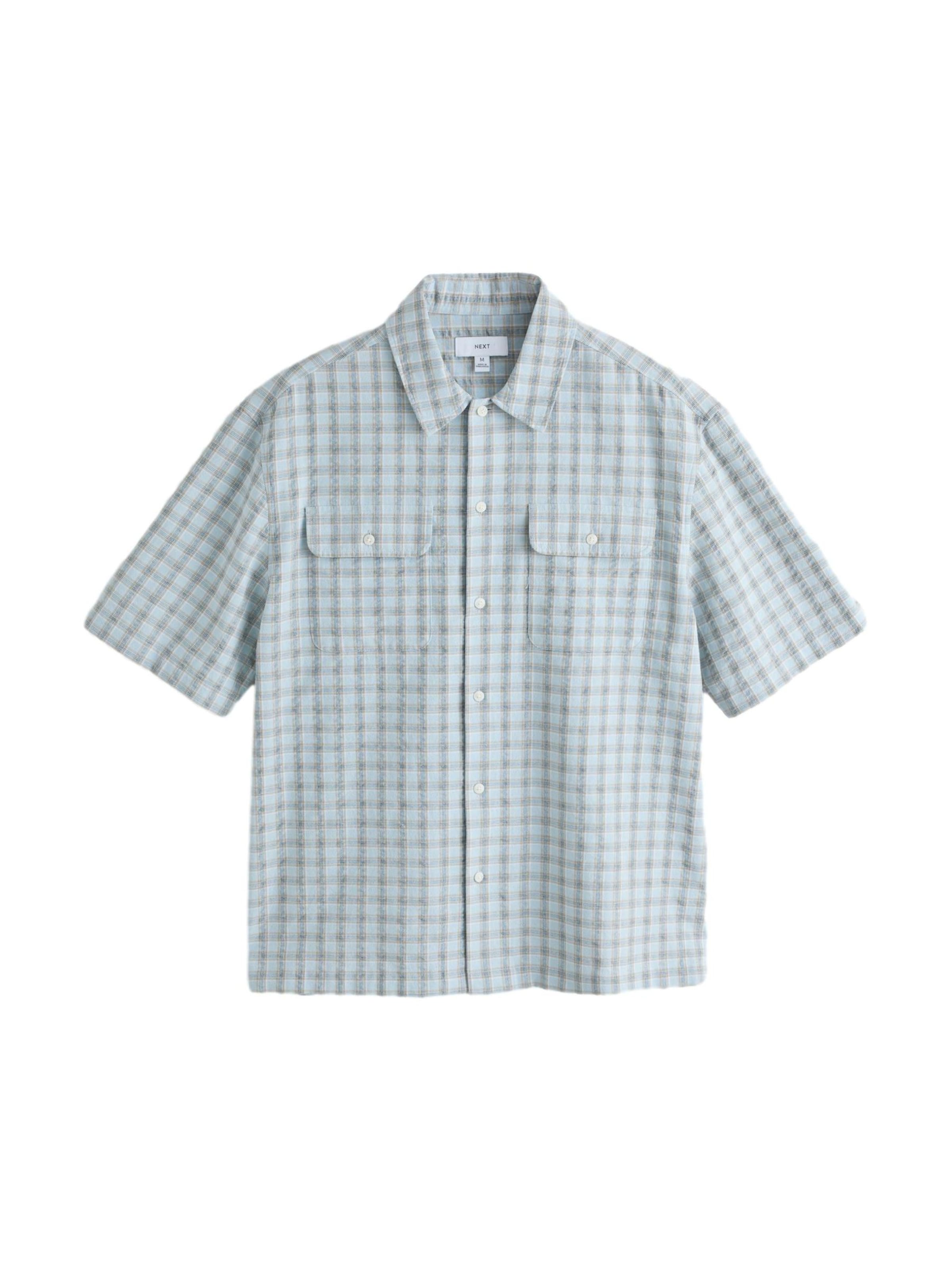 Next Regular Fit Hemd in Blau: Vorderseite