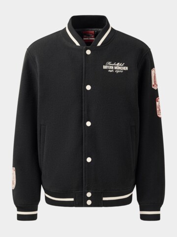 FC BAYERN MÜNCHEN Between-Season Jacket in Black: front
