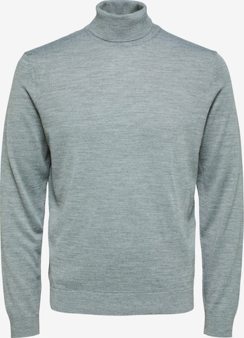 Pull-over SELECTED HOMME en gris : devant