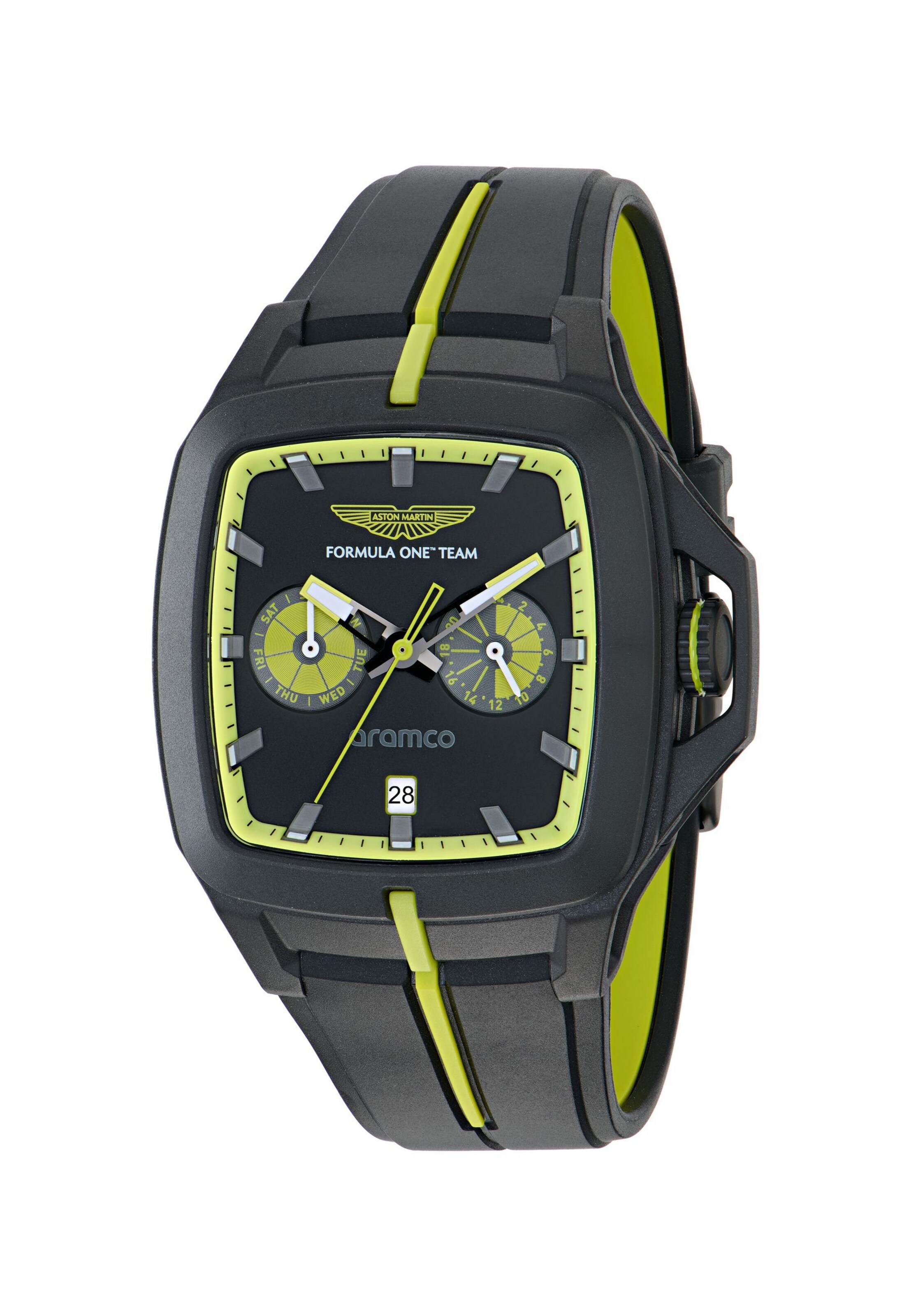 Aston Martin Analog watch ' FLK ' in Black: front
