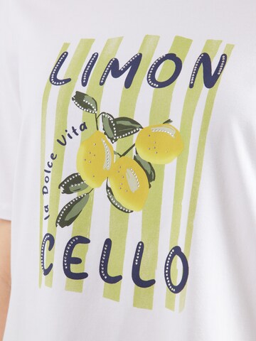 MORE & MORE Μπλουζάκι 'Limoncello' σε λευκό