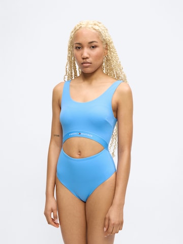 Tommy Hilfiger Underwear - Soutien de tecido Fato de banho em azul: frente