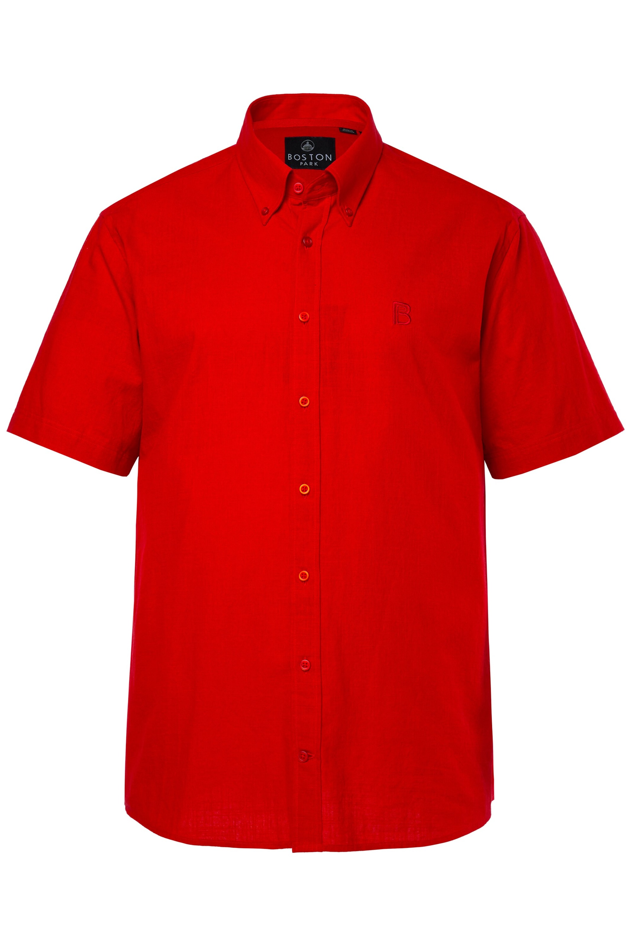 Boston Park Regular Fit Hemd in Rot: Vorderseite