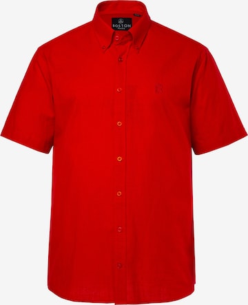 Boston Park Regular fit Overhemd in Rood: voorkant