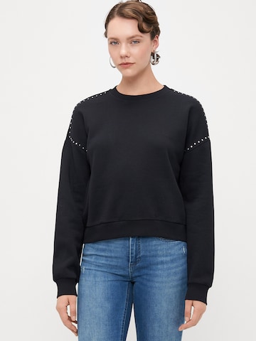 Vero Moda Tall Sweatshirt 'VMLOTTE' in Schwarz: Vorderseite