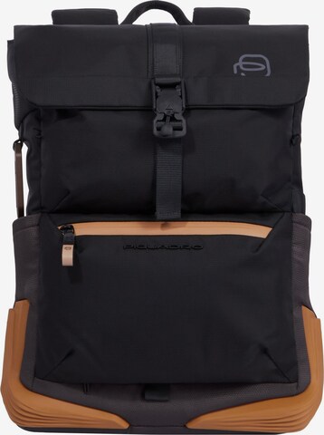 Piquadro Rucksack 'Corner 2.0' in Schwarz: predná strana