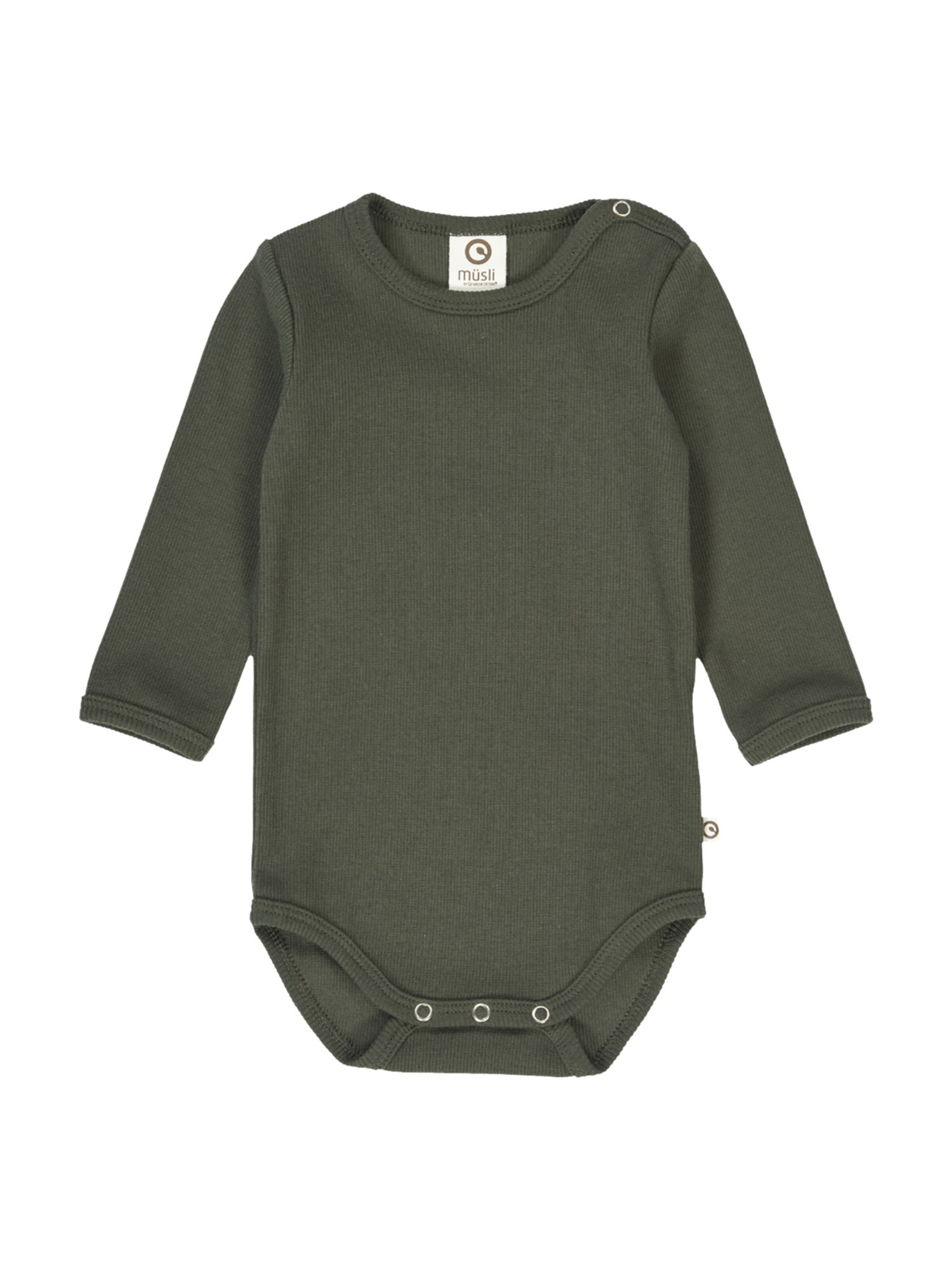 Müsli by GREEN COTTON - Macacão/Body em verde: frente