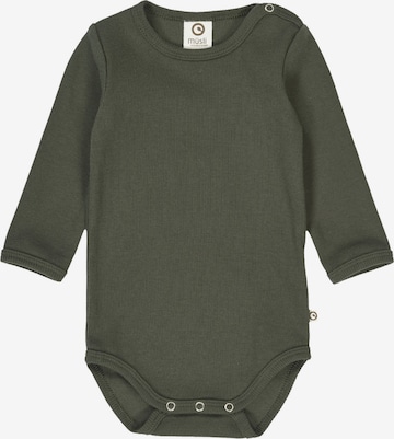 Müsli by GREEN COTTON Romper/bodysuit in Green: front