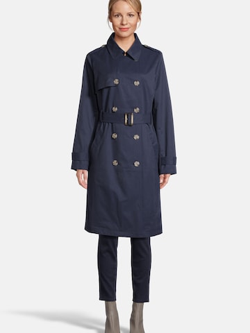 New View Between-Seasons Coat in Blue: front