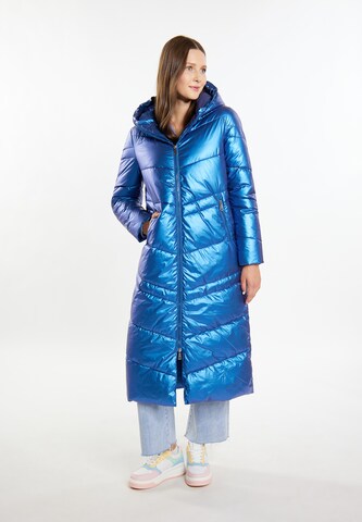 MYMO Winter Coat 'Biany' in Blue: front