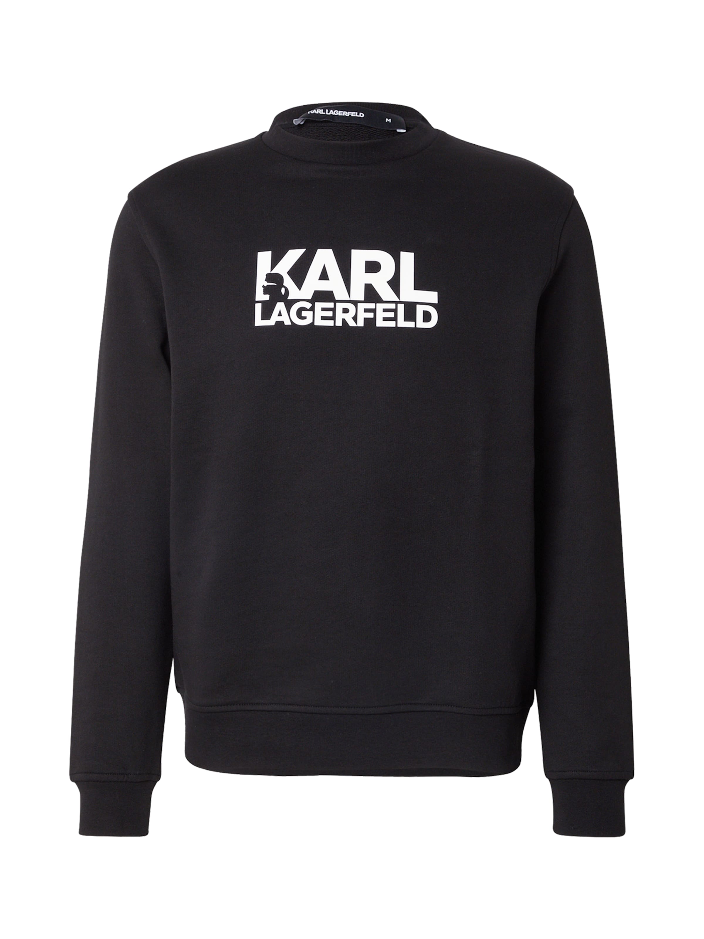 Karl Lagerfeld Majica | črna barva: sprednja stran