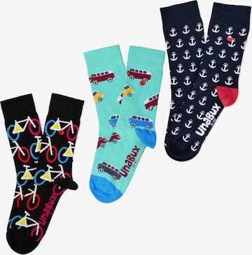 UNABUX Socks ' Mix ' in Mixed colors: front