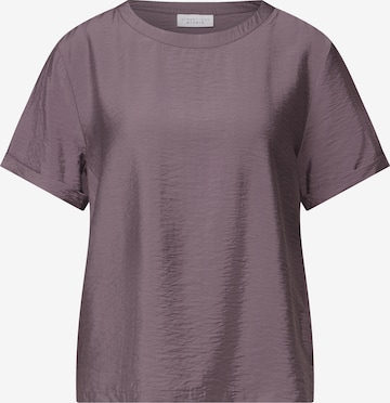 Street One Studio Blusenshirt mit Schlitzen in Pink: Vorderseite