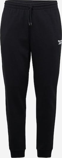 Reebok Sporta bikses, krāsa - melns / balts, Preces skats