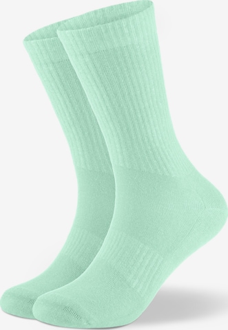 Von Jungfeld Socks 'CASUAL CLASSIC' in Green: front