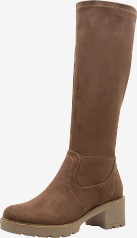 Tamaris Boot in Brown: front