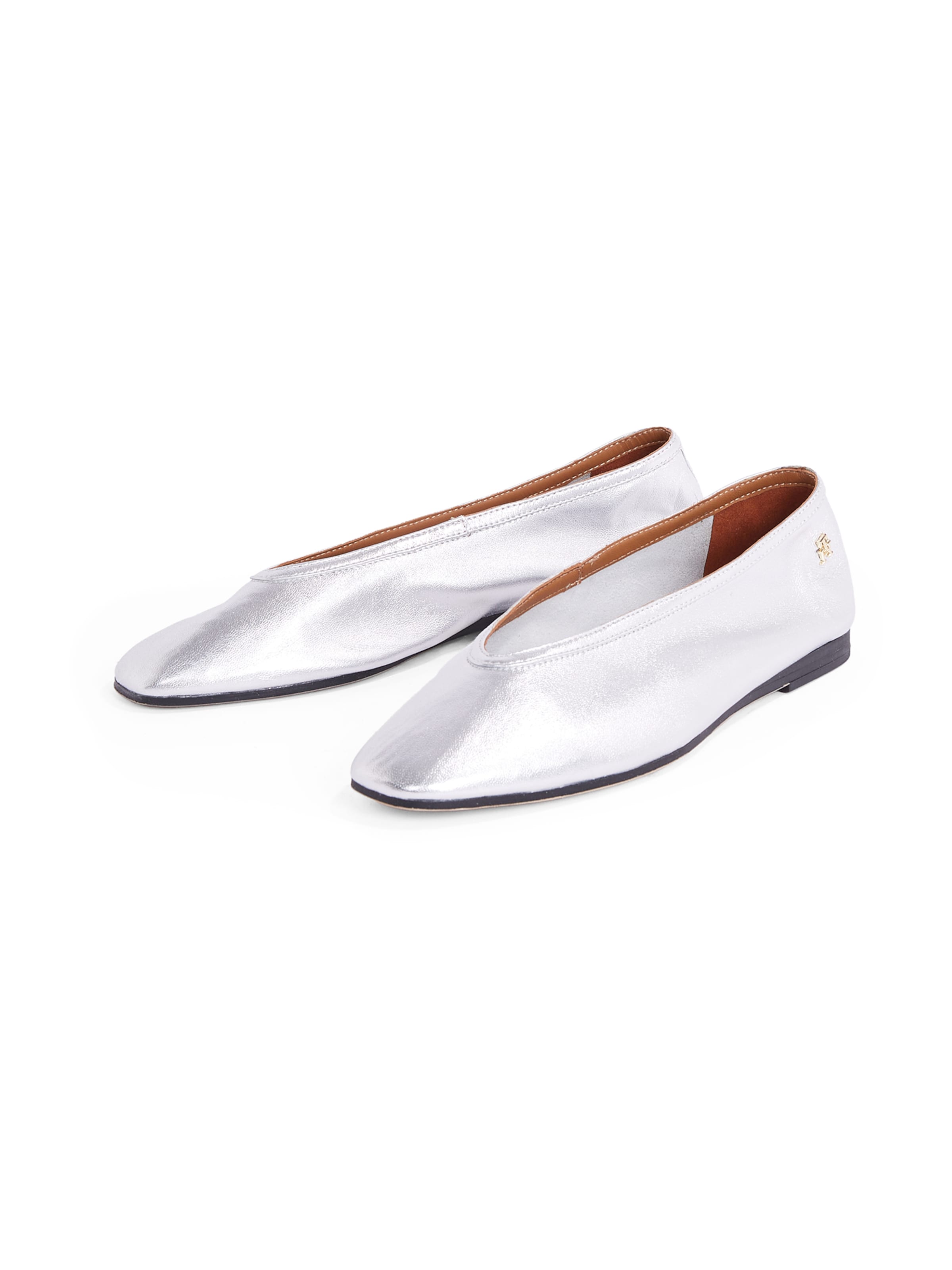 TOMMY HILFIGER Ballerina i silver
