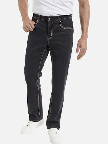 Loosefit Pantalon ' Heinike ' Jan Vanderstorm en bleu : devant