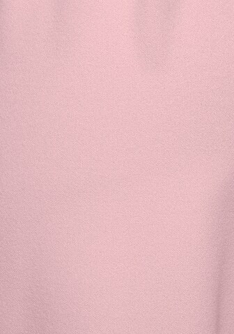 LASCANA Loose fit Pleat-Front Pants in Pink
