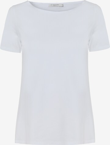 TATUUM Shirt in White: front