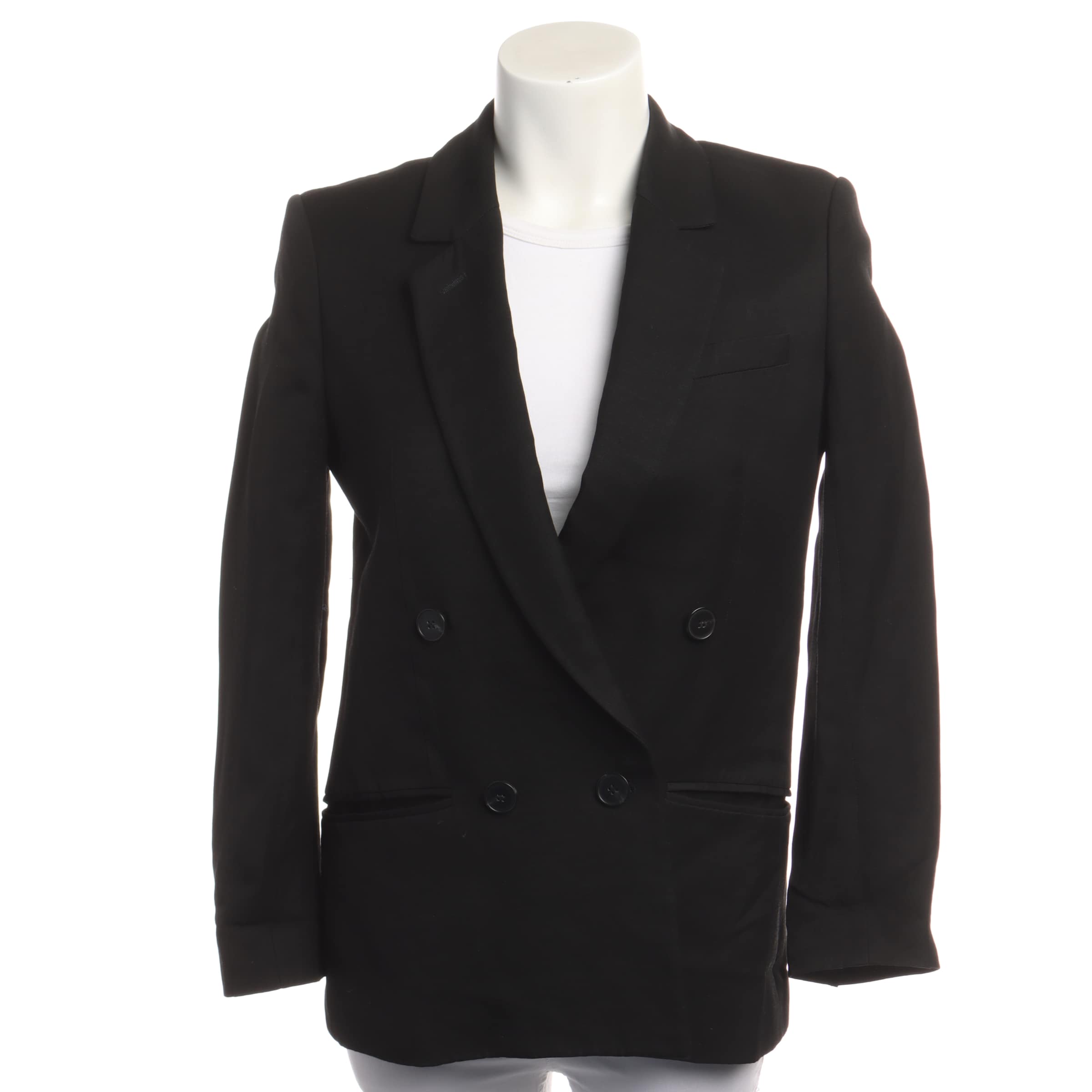 Ba&sh Blazer XXS in Schwarz: Vorderseite