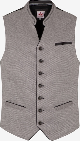 SPIETH & WENSKY Traditional Vest 'Damian' in Grey: front