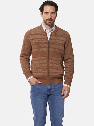 BABISTA Knit cardigan 'Calen' in Brown: front