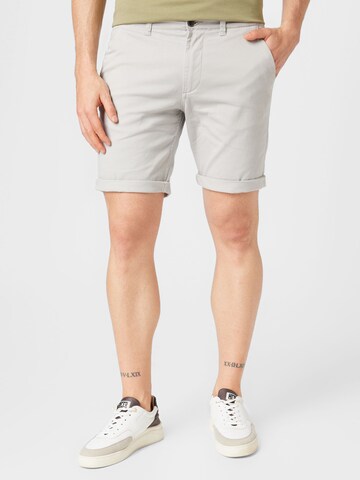 JACK & JONES tavaline Chino-püksid 'DAVE', värv hall: eest vaates