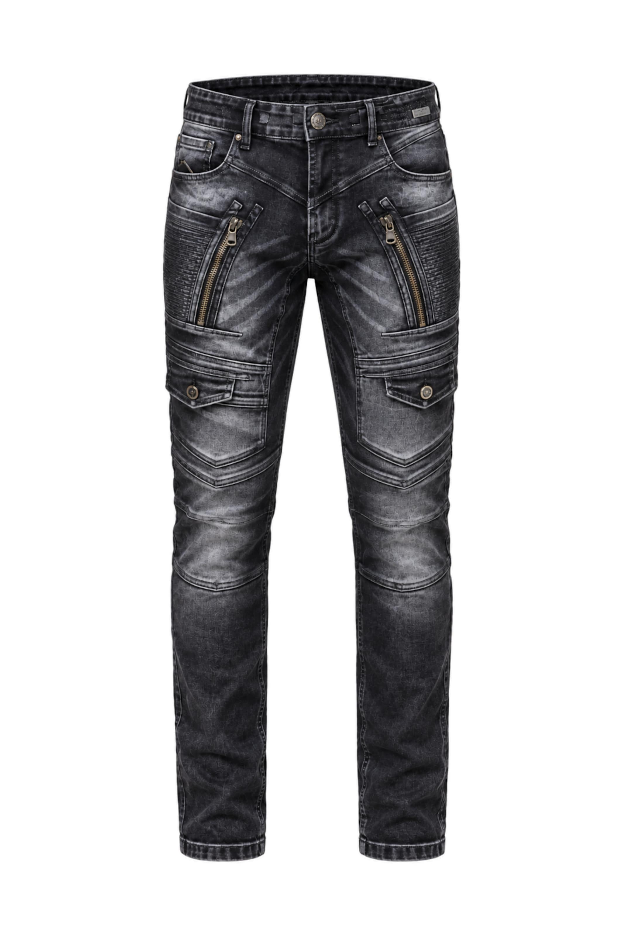 CIPO & BAXX Jeans in Zwart: voorkant